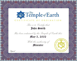 ordain as a minister